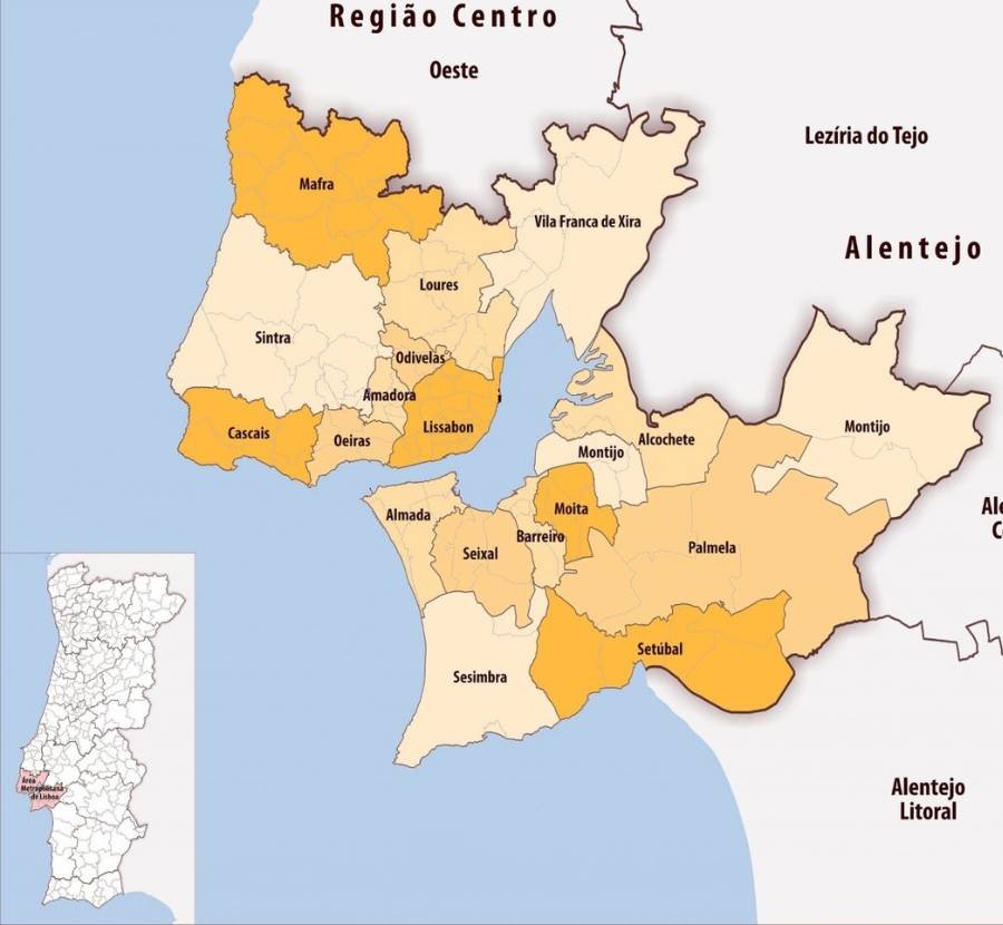 áreas de cobertura de atendimento da Doutor House Canalizadores Lisboa