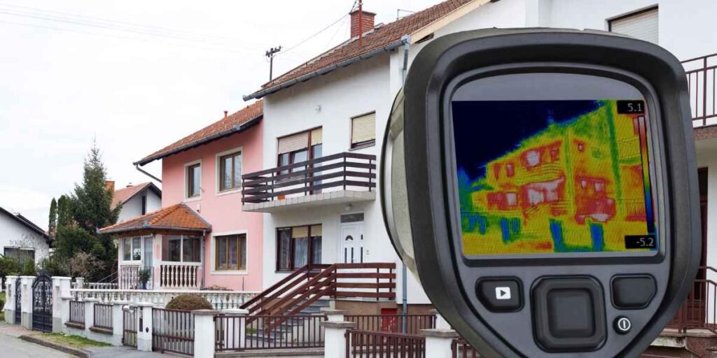 camera termografica deteção Fuga de Água