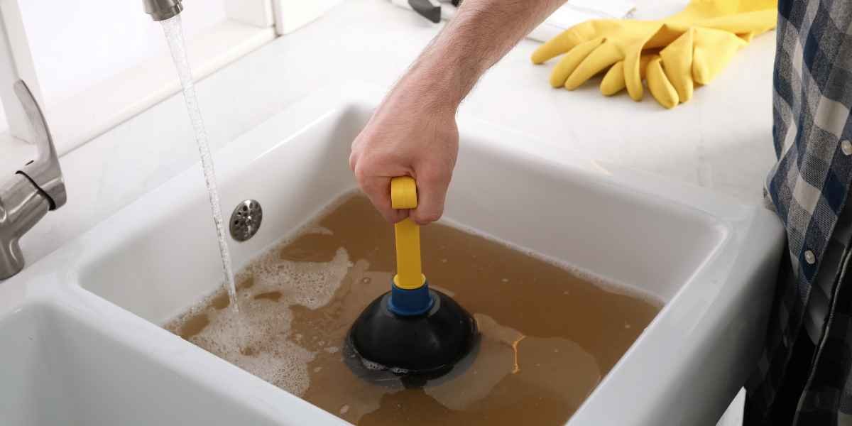 pia lava loiça entupida