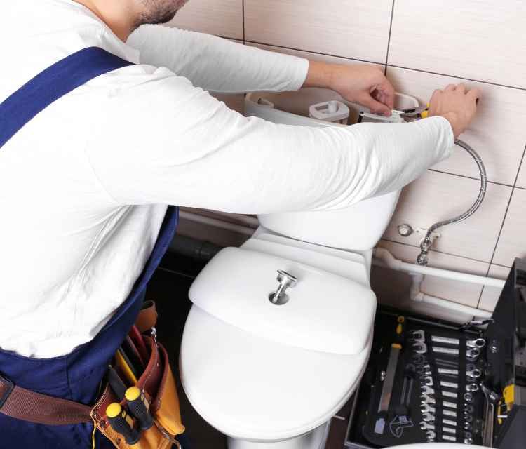 substituição e reparação de autoclismo